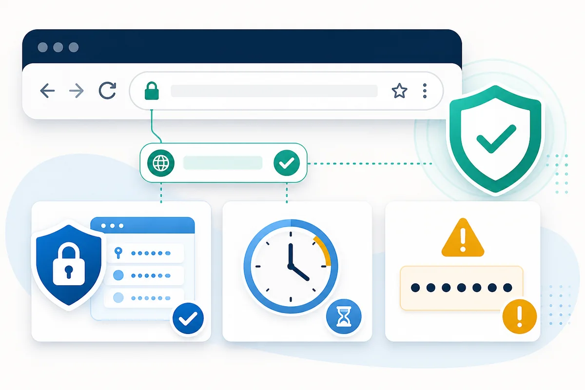 লগইনের আগে domain ও credential যাচাই